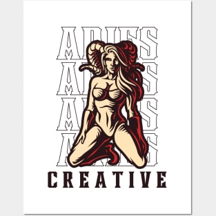 Aries The Creative Zodiac Sign Posters and Art